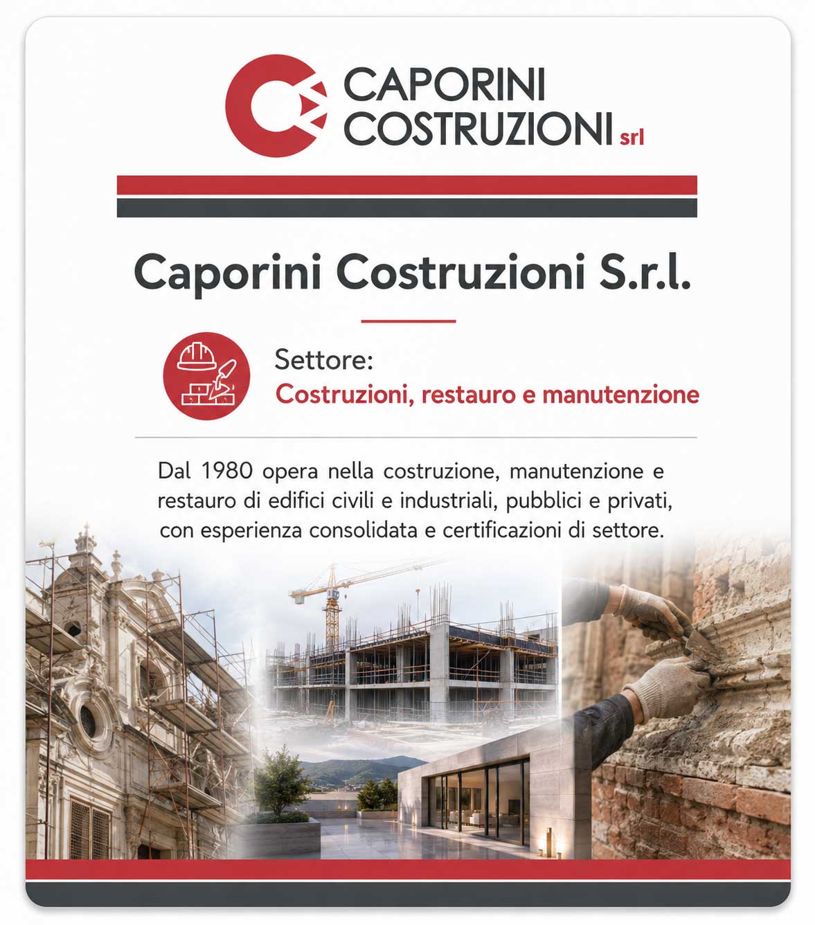 CAPORINI COSTRUZIONI S.R.L. 